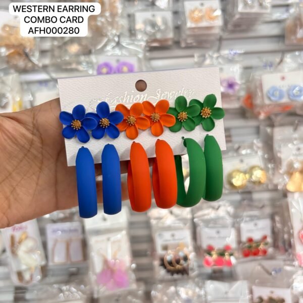 Premium western Earring full card 140 rs