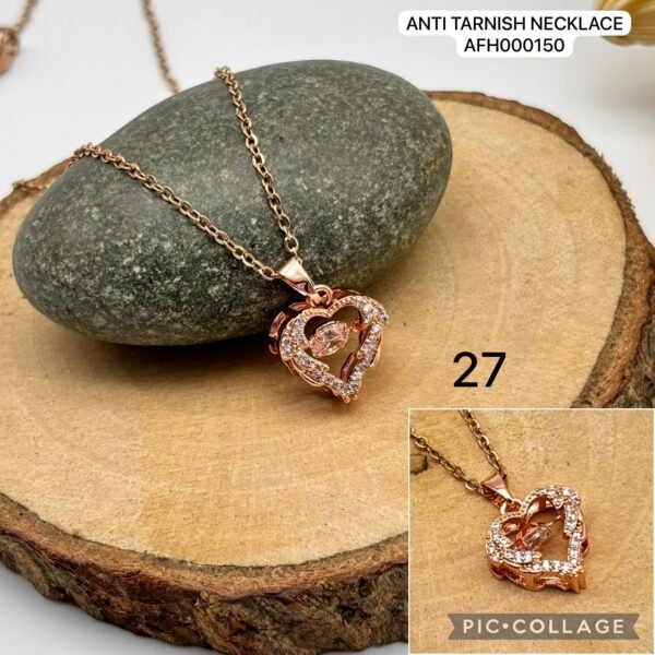Anti Tarnish Chain Neckace (Design no. 27)