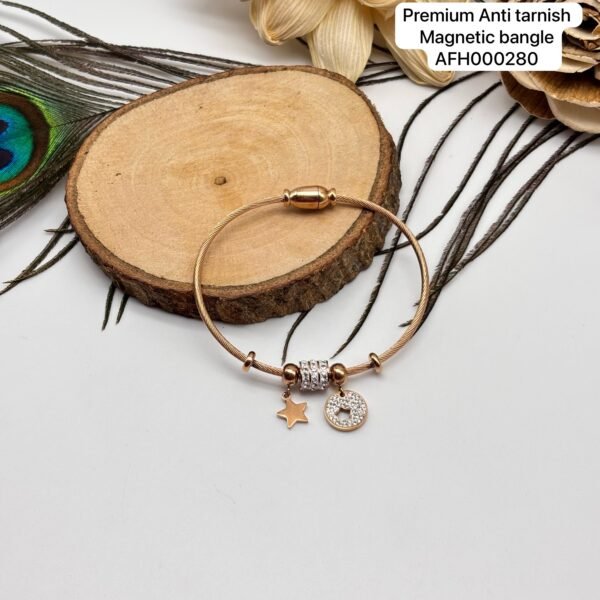 Premium Anti tarnish Magnetic bangle - Image 2