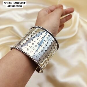 Premium german silver handcuff bangle