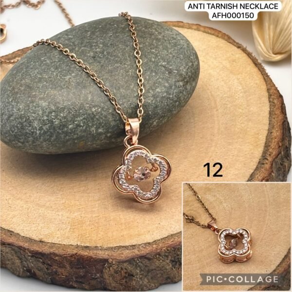 Anti Tarnish Chain Necklace (Design no. 12)