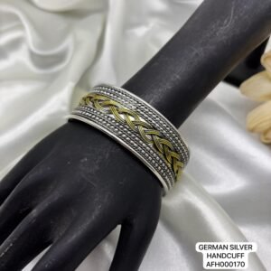 Premium german silver dual tone bangle