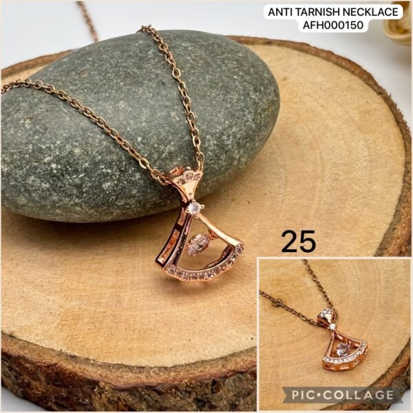 Anti Tarnish Chain Neckace (Design no. 25)