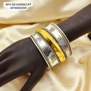 Premium german silver dual tone bangle