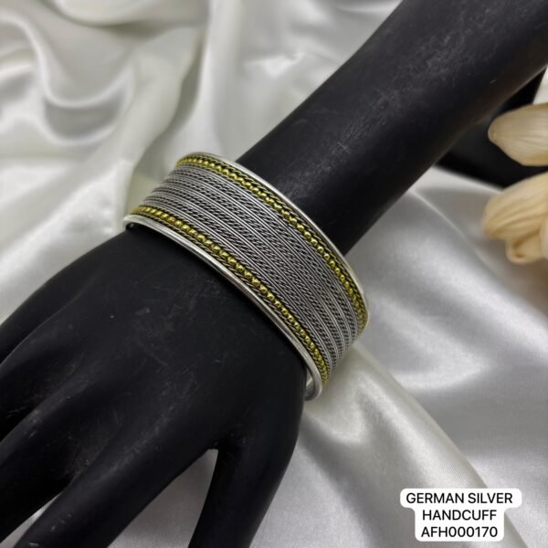Premium german silver dual tone bangle