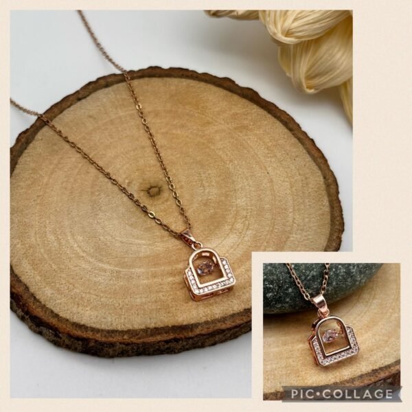 Anti Tarnish Chain Necklace ( design no 2)