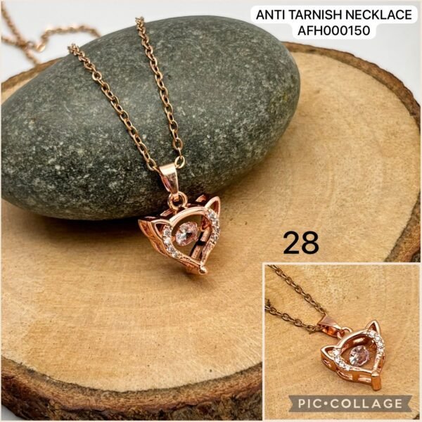 Anti Tarnish Chain Neckace ( Design no 28)