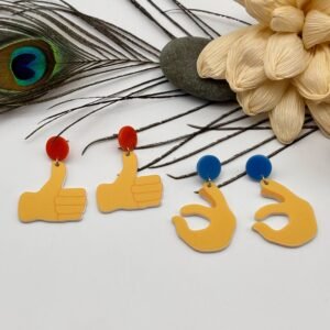 Set of one pc mix design western funky earring