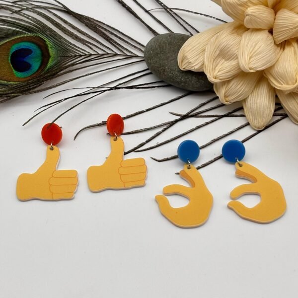 Set of one pc mix design western funky earring
