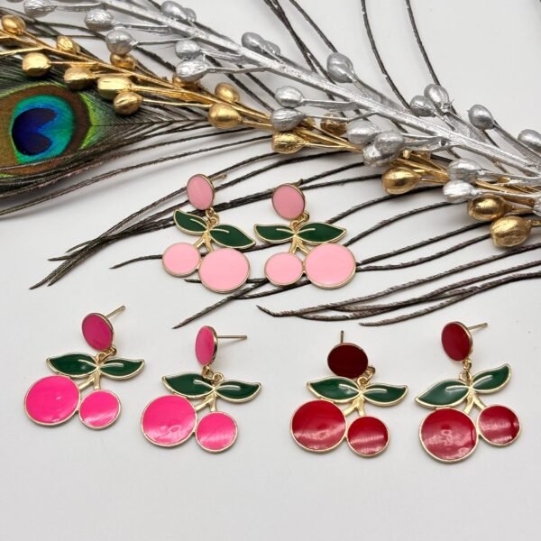Set of 2 pair mix design western Earring
