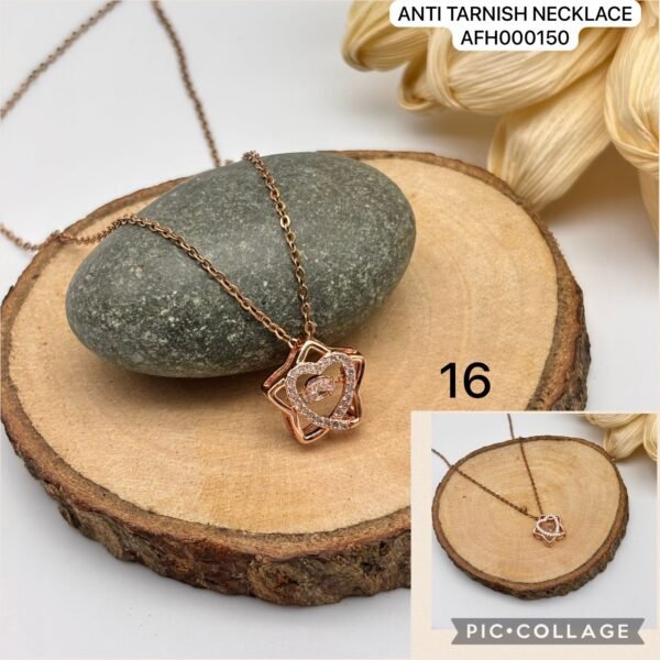 Anti Tarnish Chain Neckace (Design no. 16)