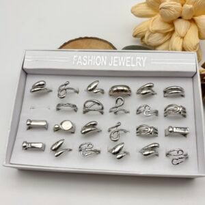 Western adjustable finger ring(mix design 2pc )