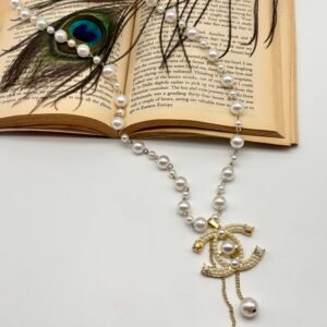 Premium Imported Pearl Western Long Necklace