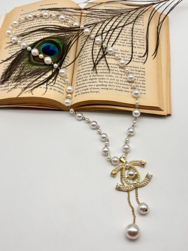 Premium Imported Pearl Western Long Necklace