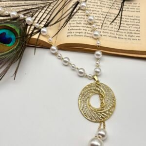 Premium Imported Pearl Western Long Necklace
