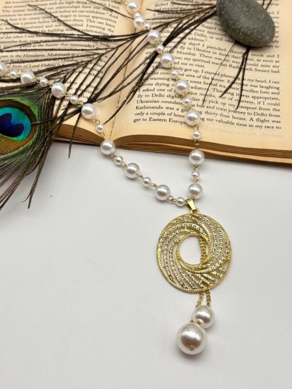 Premium Imported Pearl Western Long Necklace