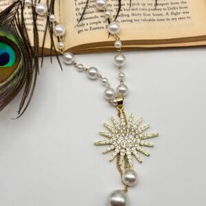 Premium Imported Pearl Western Long Necklace