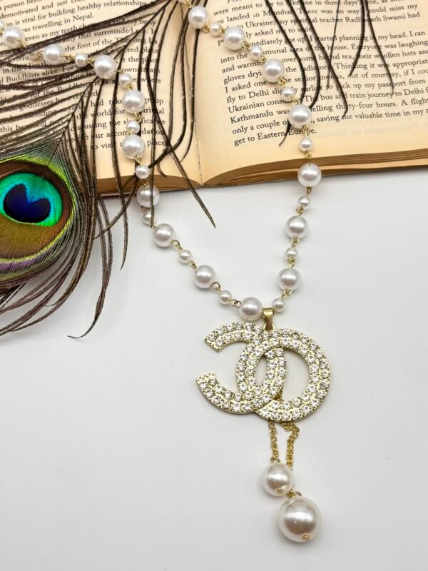 Premium Imported Pearl Western Long Necklace