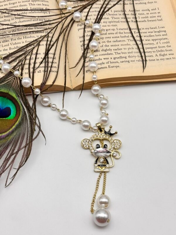 Premium Imported Pearl Western Long Necklace