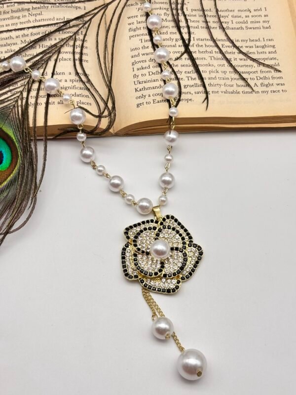 Premium Imported Pearl Western Long Necklace