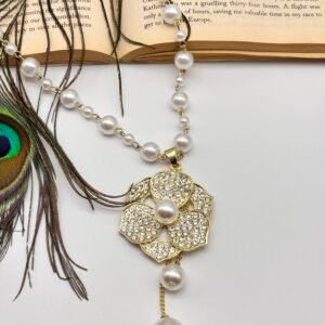 Premium Imported Pearl Western Long Necklace