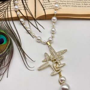 Premium Imported Pearl Western Long Necklace