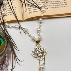 Premium Imported Pearl Western Long Necklace