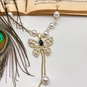 Premium Imported Pearl Western Long Necklace