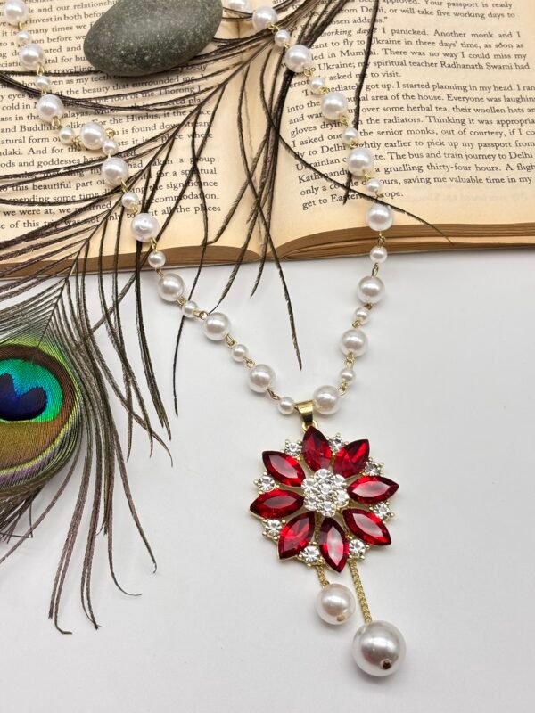 Premium Imported Pearl Western Long Necklace