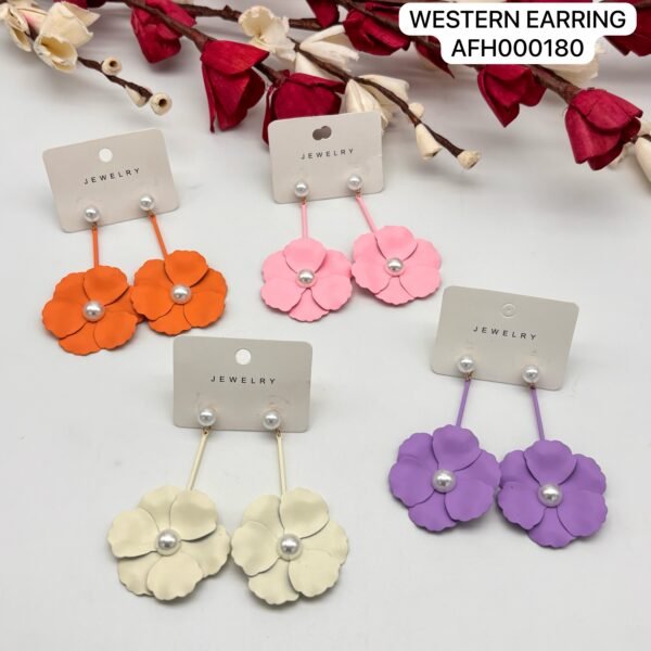 Set of 2 pc mix colour daily wear western Earring