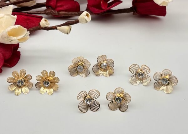 Set of 2 pair mix design zara earring