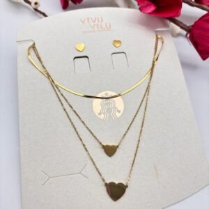 Anti tarnish 3 layer Necklace
