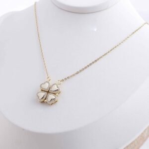 ANTI TARNISH 4 mini heart NECKLACE
