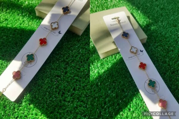 Anti Tarnish Clover Bracelet