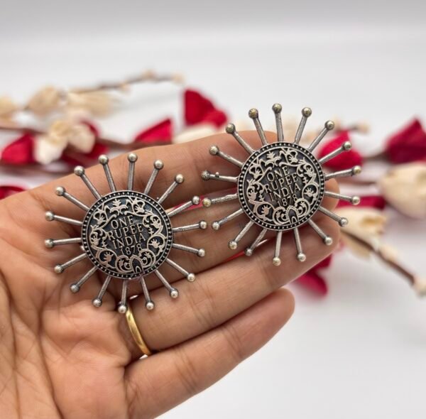 Premium brass replica earring