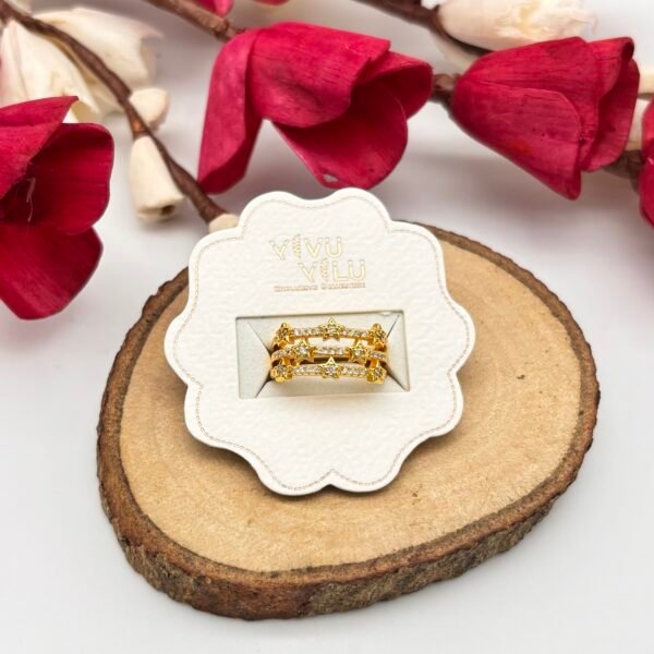 Anti Tarnish Premium Adjustable Ring