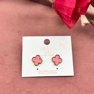Anti Tarnish clover Earring