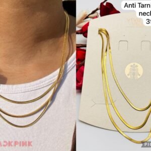 Anti tarnish 3 layer chain Necklace