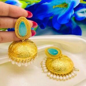 Brass Earring( Mix Colour 1 pair)