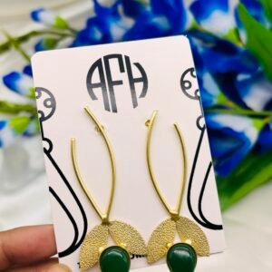 Brass Earring( Mix Colour 1 pair)