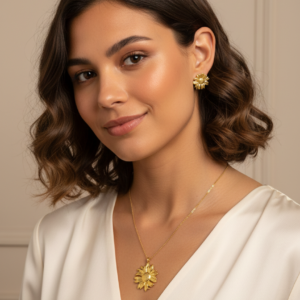 Anti Tarnish Necklace Set