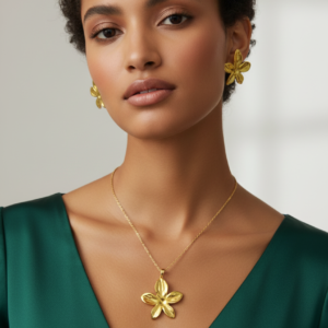 Anti Tarnish Necklace Set