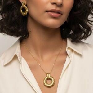 Anti Tarnish Necklace Set