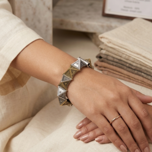 Premium Dual Tone Bangle